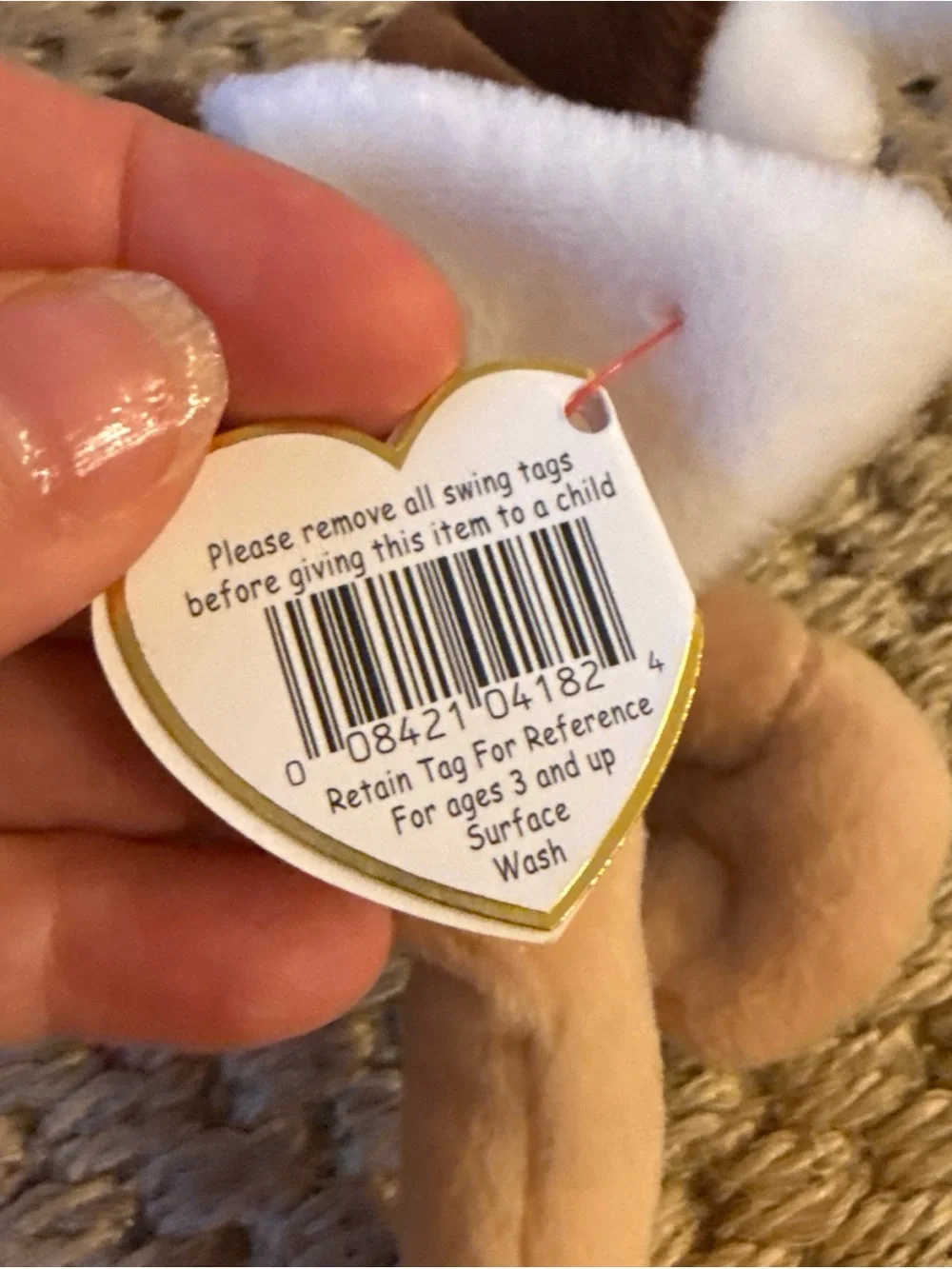 Beanie Babies questions leave